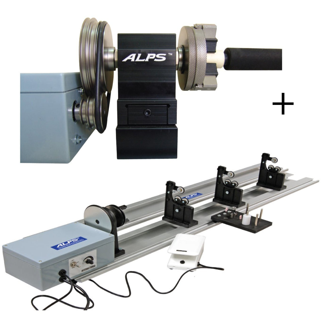 Exclusive Tackle:RWM 8 PHS - ALPS Rod wrapping machine with precision chuck