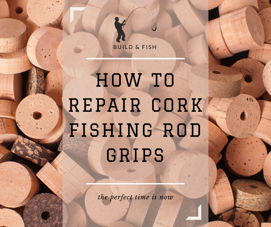 How to repair cork fishing rod grips