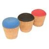 Exclusive Tackle:CEBC-EX S - Cork/EVA butt cap extra small,Black / 1/2 inch